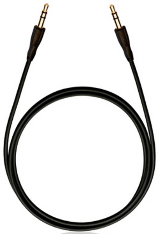 RCA D1C84016 jack audio kabel [1x jack zástrčka 3,5 mm - 1x jack zástrčka 3,5 mm] 0.50 m černá