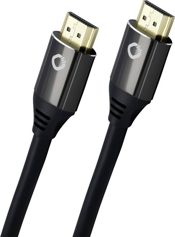 Oehlbach HDMI kabel Zástrčka HDMI-A, Zástrčka HDMI-A 1.50 m černá D1C92492 8K UHD HDMI kabel