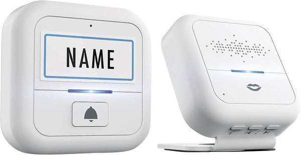 m-e modern-electronics ADF 210 bezdrátový domovní telefon kompletní sada, pro 1 rodinu, 41233