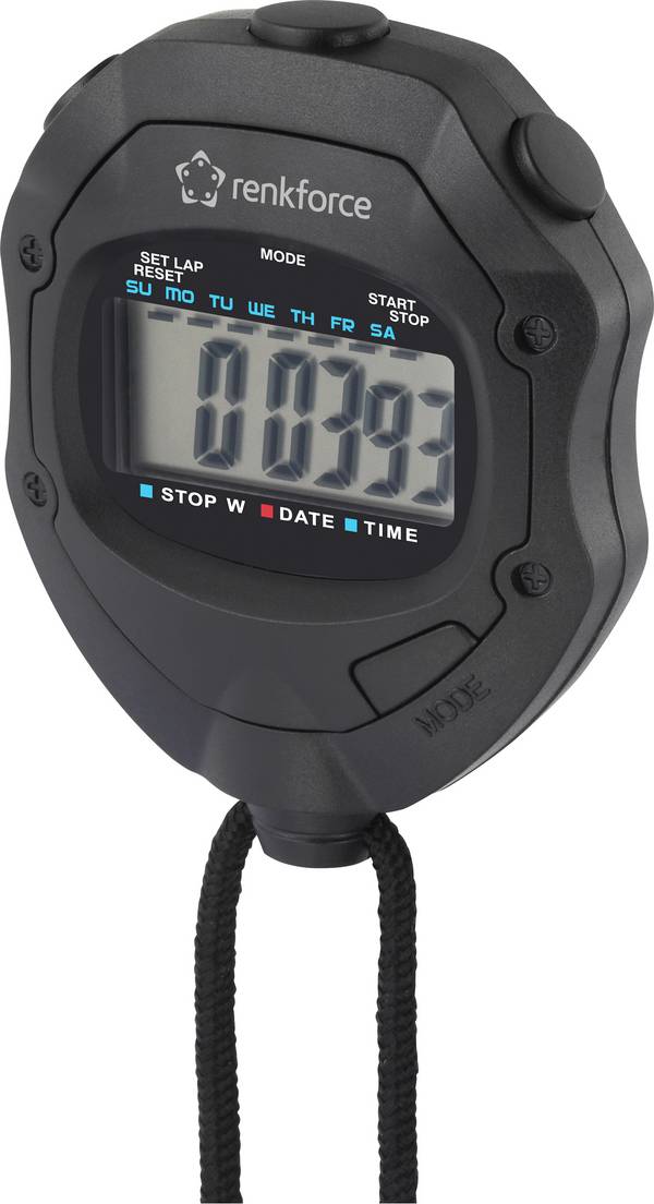 Renkforce RF-SW-110 digitální stopky černá