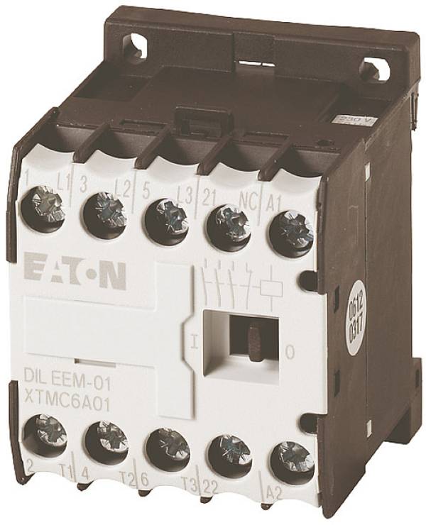 Eaton DILEEM-01(230V50HZ,240V60HZ) stykač  3 spínací kontakty 3 kW      1 ks