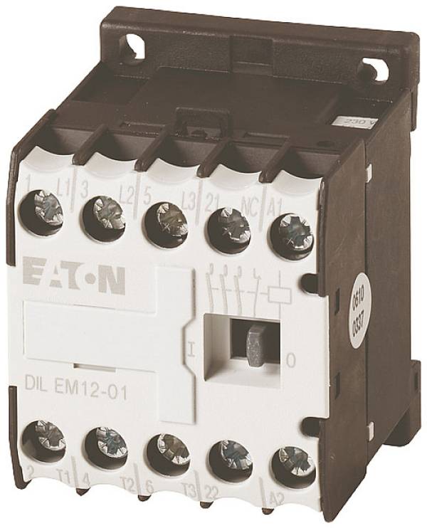 Eaton DILEM12-01-G(24VDC) stykač  3 spínací kontakty 5.5 kW      1 ks