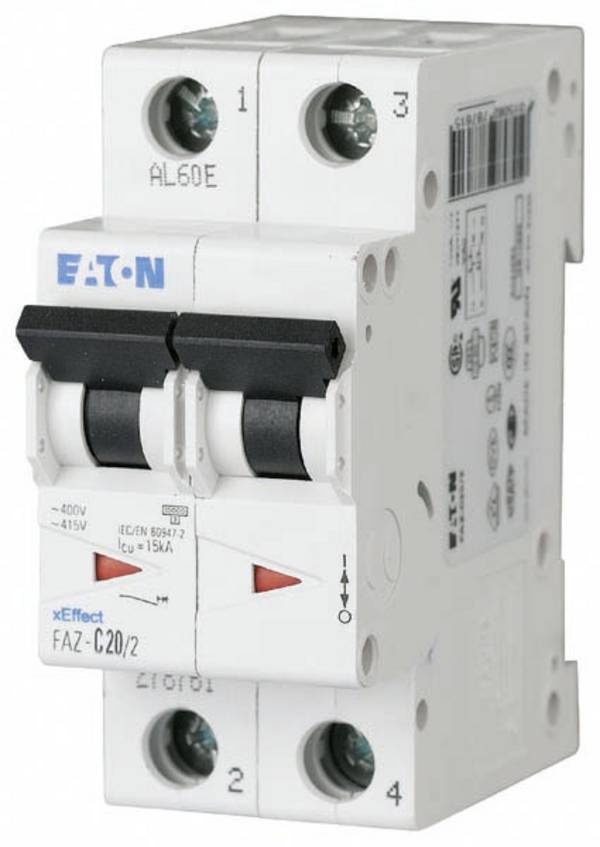 <br> Eaton<br> 278760<br> FAZ-C16/2<br> elektrický jistič<br> <br> <br> <br> <br> 16 A<br> <br> 400 V/AC<br>