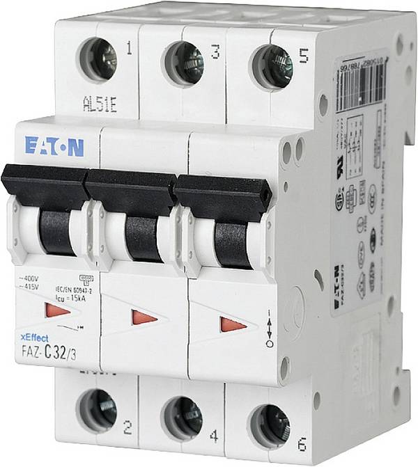 Eaton 278878 FAZ-C50/3 elektrický jistič 50 A 400 V/AC