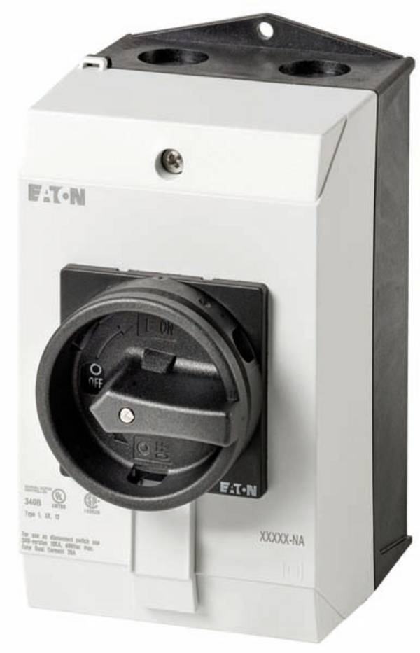 Eaton P1-25/I2/SVB-SW/HI11-NA údržbový spínač pro upevnění na podlaze , zablokovatelný 690 V černá 1 ks Single