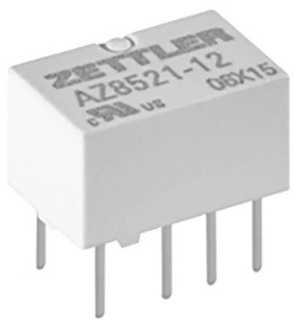 Zettler Electronics, AZ8521PS-12 SMD relé, bistabilní, 1 cívka, 220 V/DC, 250 V/AC, 2 A, 1 ks