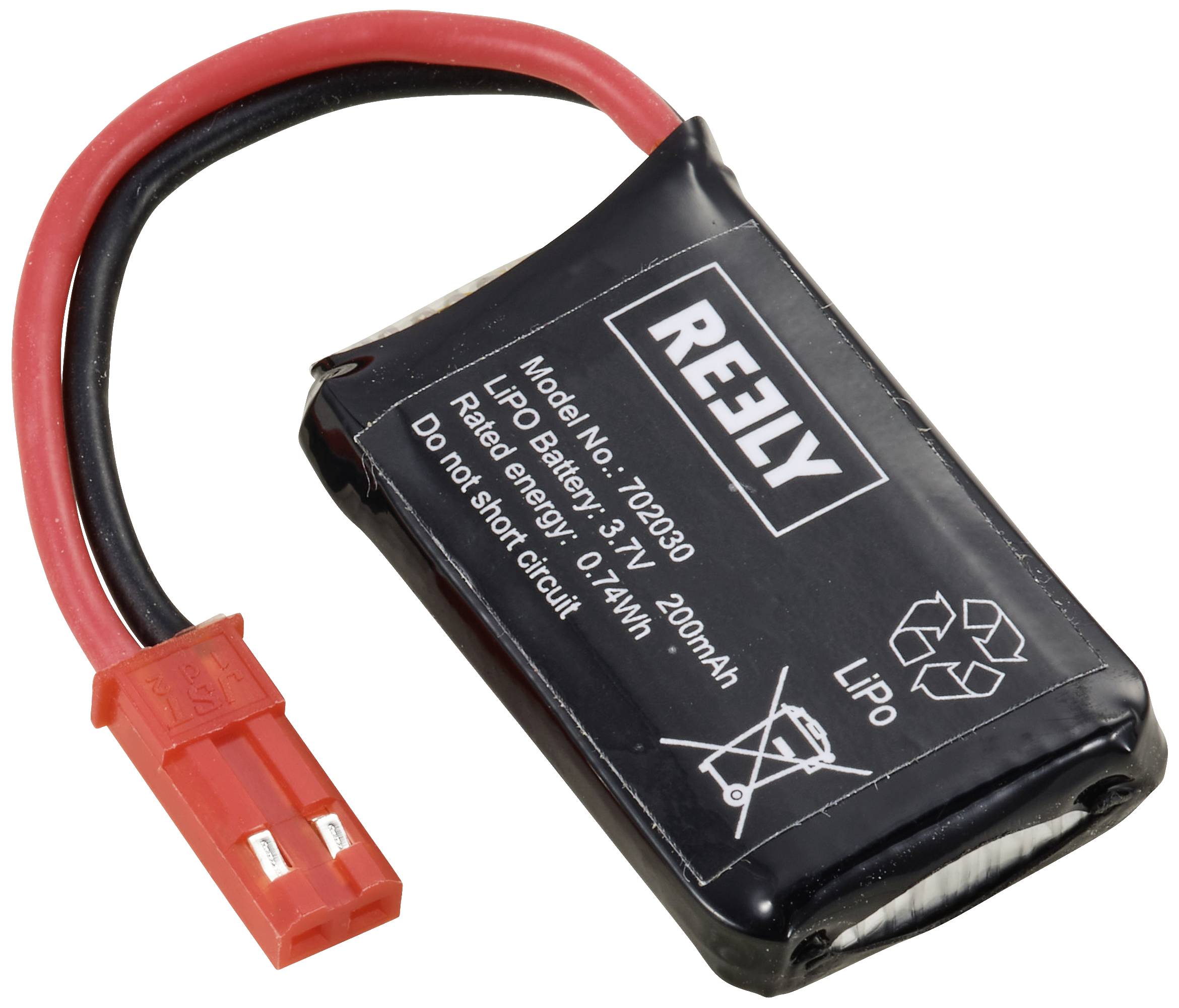 Reely RE-6923946 akupack Li-Pol (modelářství), 3.7 V, 200 mAh, BEC