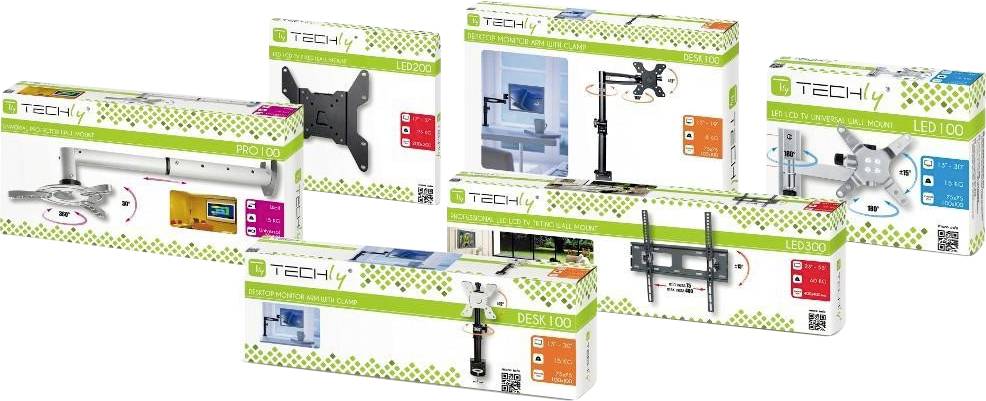 TECHly ICA-PLB-840 TV držák na zeď 106,7 cm (42") - 203,2 cm (80") pevný-4