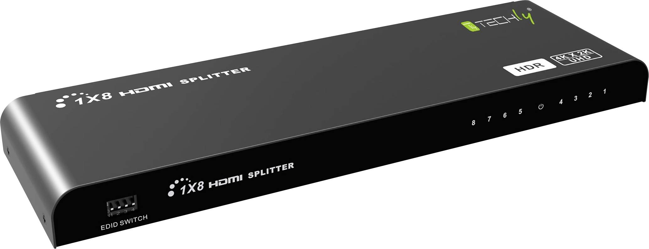 TECHly IDATA-HDMI2-4K8HDR HDMI rozbočovač 3840 x 2160 Pixel černá-0