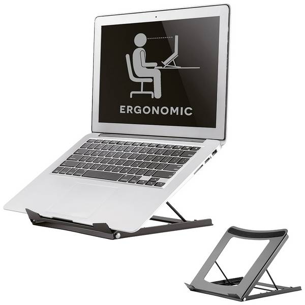 Neomounts NSLS075BLACK podložka pod notebook  nastavitelná výška, sklopné