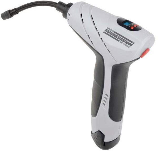Brüder Mannesmann M17200, objemové čerpadlo, 8 bar, s pracovní lampou, nabíjecí, 12 a 230 V