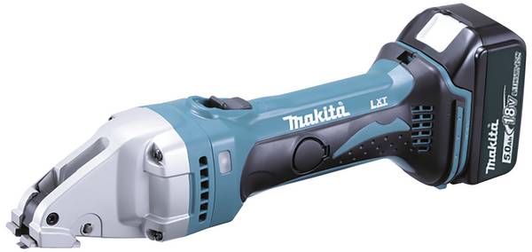 Makita DJS101RTJ Akumulátorové nůžky na plech DJS101RTJ vč. 2x aku, vč. nabíječky, kufřík