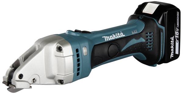 Makita DJS161RTJ Akumulátorové nůžky na plech DJS161RTJ vč. 2x aku, vč. nabíječky, kufřík