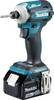 Makita DTD171RTJ aku rázový utahovák, 170 Nm, 18 V, 5 Ah, vč. nabíječky