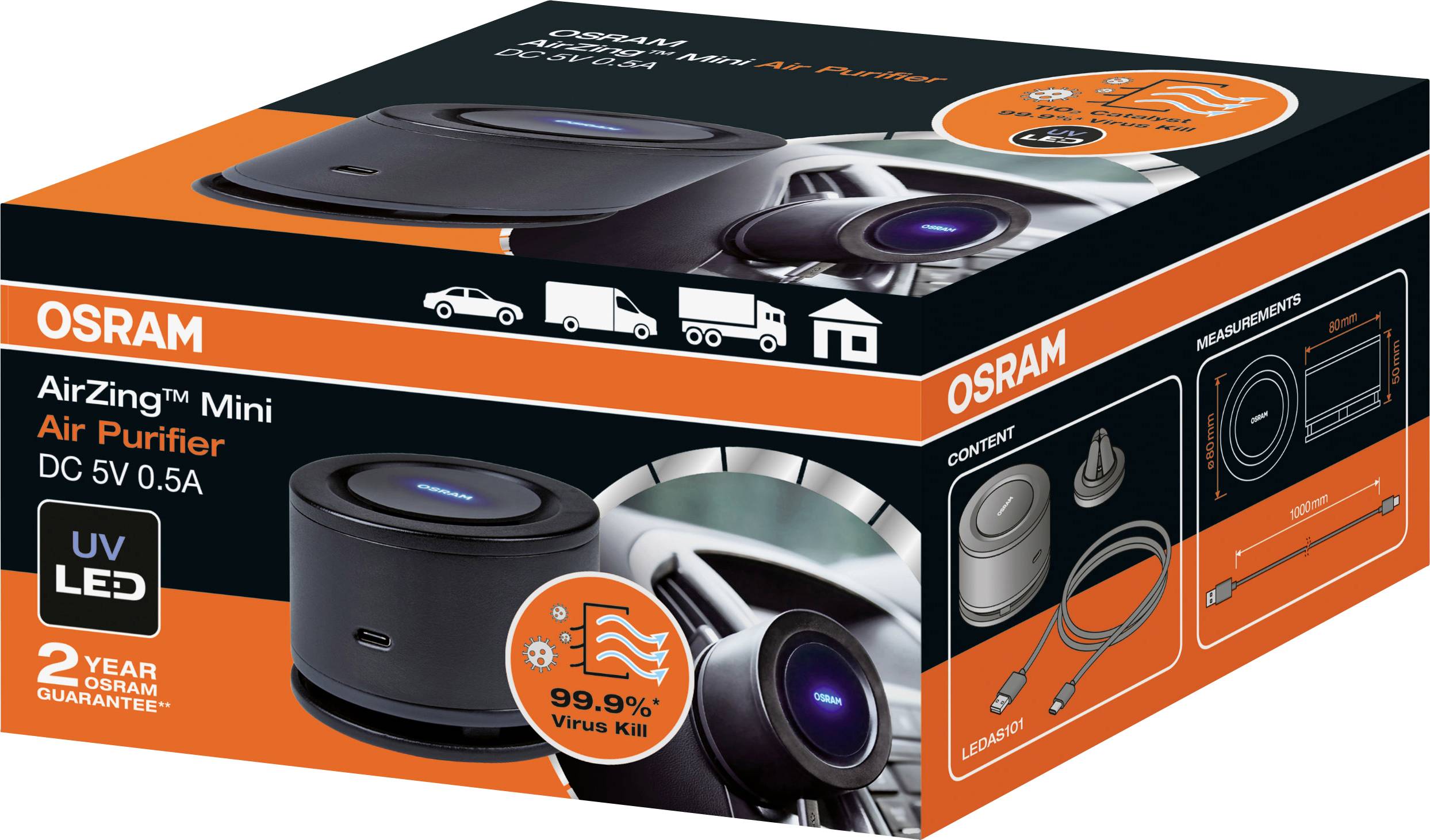 osram air purifier car lidl