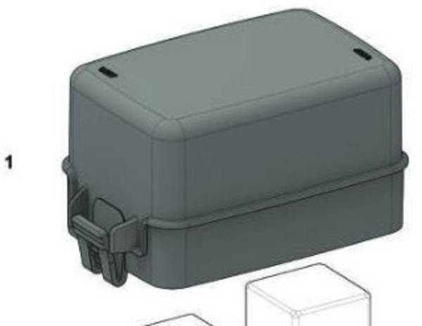 MTA Automotive Cover Module WP Footprint držák pojistky/relé     1 ks