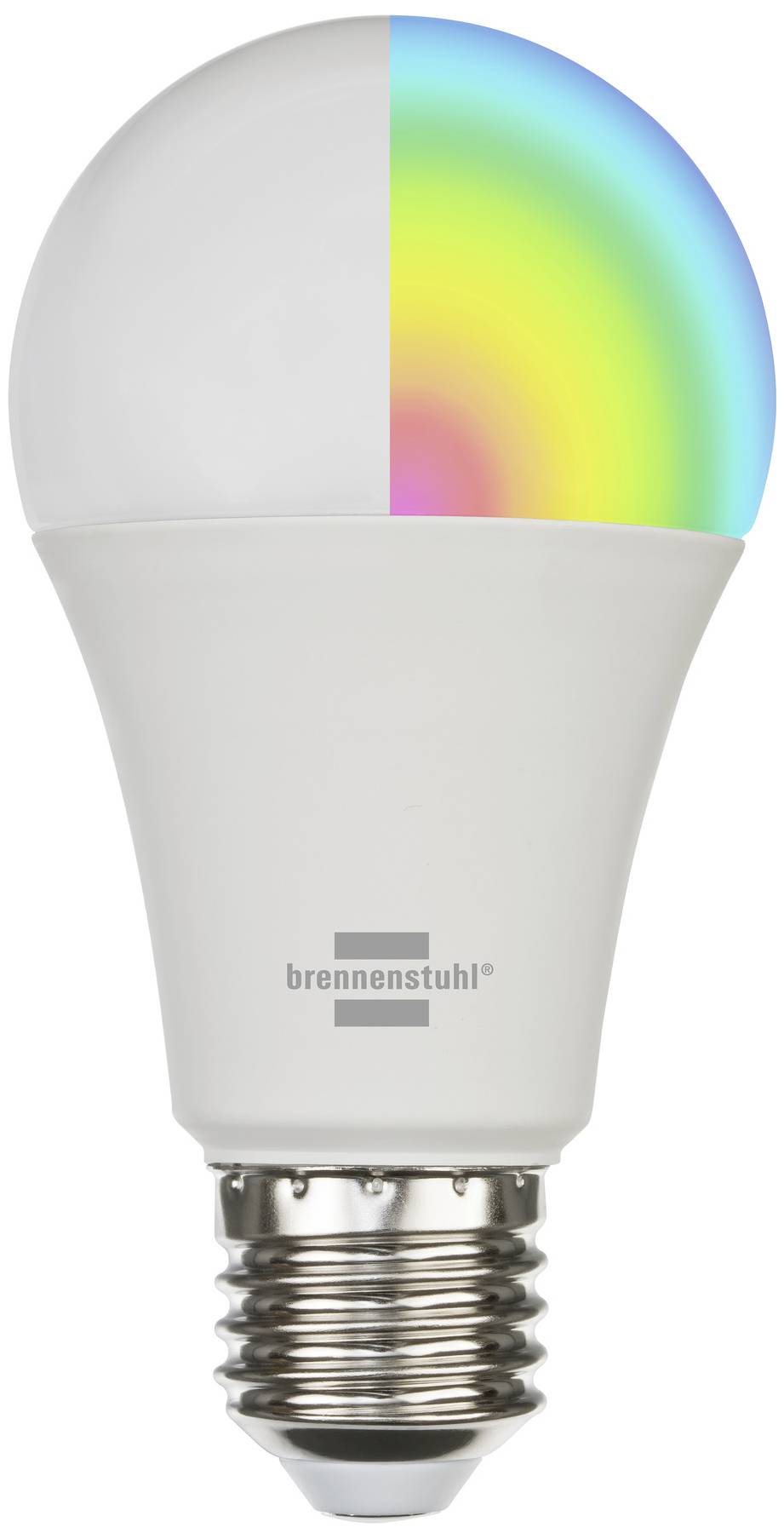 Brennenstuhl LED žárovka Smart Connect, E27, studená bílá, teplá bílá, RGB, třída F (A - G), 1294870270