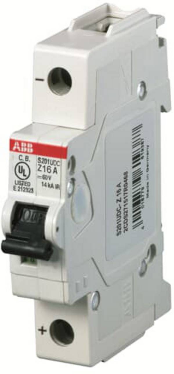 ABB 2CDS271517R0218 S201UDC-Z1 elektrický jistič 1pólový 1 A