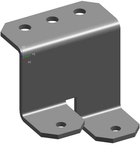 Striebel & John 2CPX062669R9999 ZX399 přídržný úhelník s missisline li/re Mounting angle 1 ks
