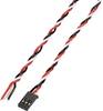 Reely servo kabel se zástrčkou [1x F zásuvka - 1x kabel s otevřenými konci] 30.00 cm 0.35 mm² kroucený 10 ks