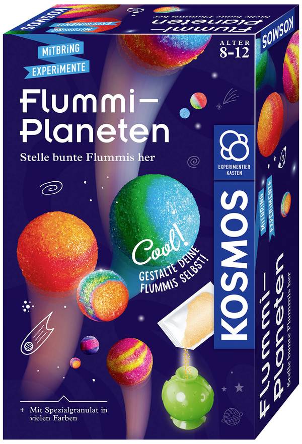 Kosmos 657765 Flummi-Planeten experimentální, řemesla, Mitbring Experimente experimentální sada, 8 - 12 let