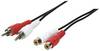 LogiLink CA1038 cinch audio kabel 10.00 m černá (matná)
