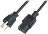 LogiLink napájecí kabel [1x NEMA 5-15 zástrčka - 1x zástrčka C13 ] 1.80 m černá
