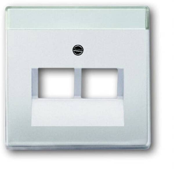 Busch-Jaeger  kryt zásuvky UAE-/IAE-/ISDN  z čisté nerezové oceli nerezová ocel 2CKA001710A3764  1 ks