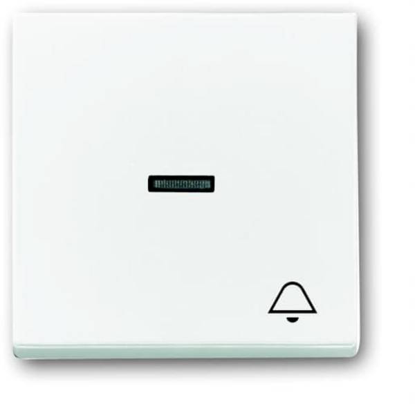 Busch-Jaeger  kryt symbol "zvonek"  Busch-axcent , Carat, Future Linear, Solo dopravní bílá, bílá 2CKA001751A2754  1 ks