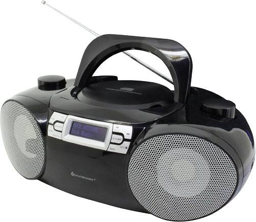 soundmaster SCD8100SW rádio s CD DAB+, FM AUX, Bluetooth, CD, SD, USB černá