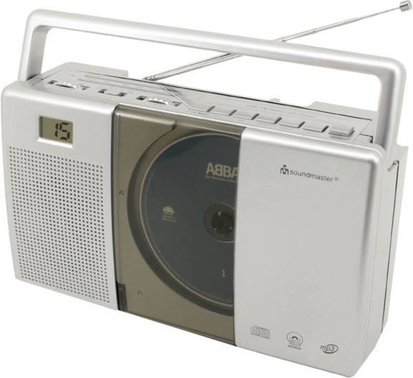 soundmaster RCD1185 RCD1185 rádio s CD, FM, CD, šedá