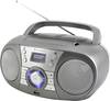 soundmaster SCD1800TI SCD1800TI rádio s CD, DAB+, FM, AUX, Bluetooth, CD, USB, šedá