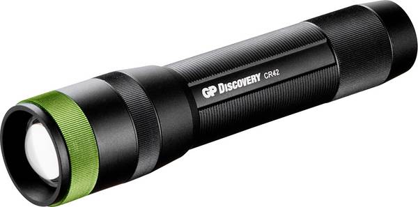 <br>  GP Discovery<br>  GPDISFLCR42BL193<br>  GPDISFLCR42BL193<br>  LED<br>  kapesní svítilna<br>  s USB rozhraním<br>  napájeno akumulátorem<br>  1000 lm<br>  40 h<br>  190 g<br>