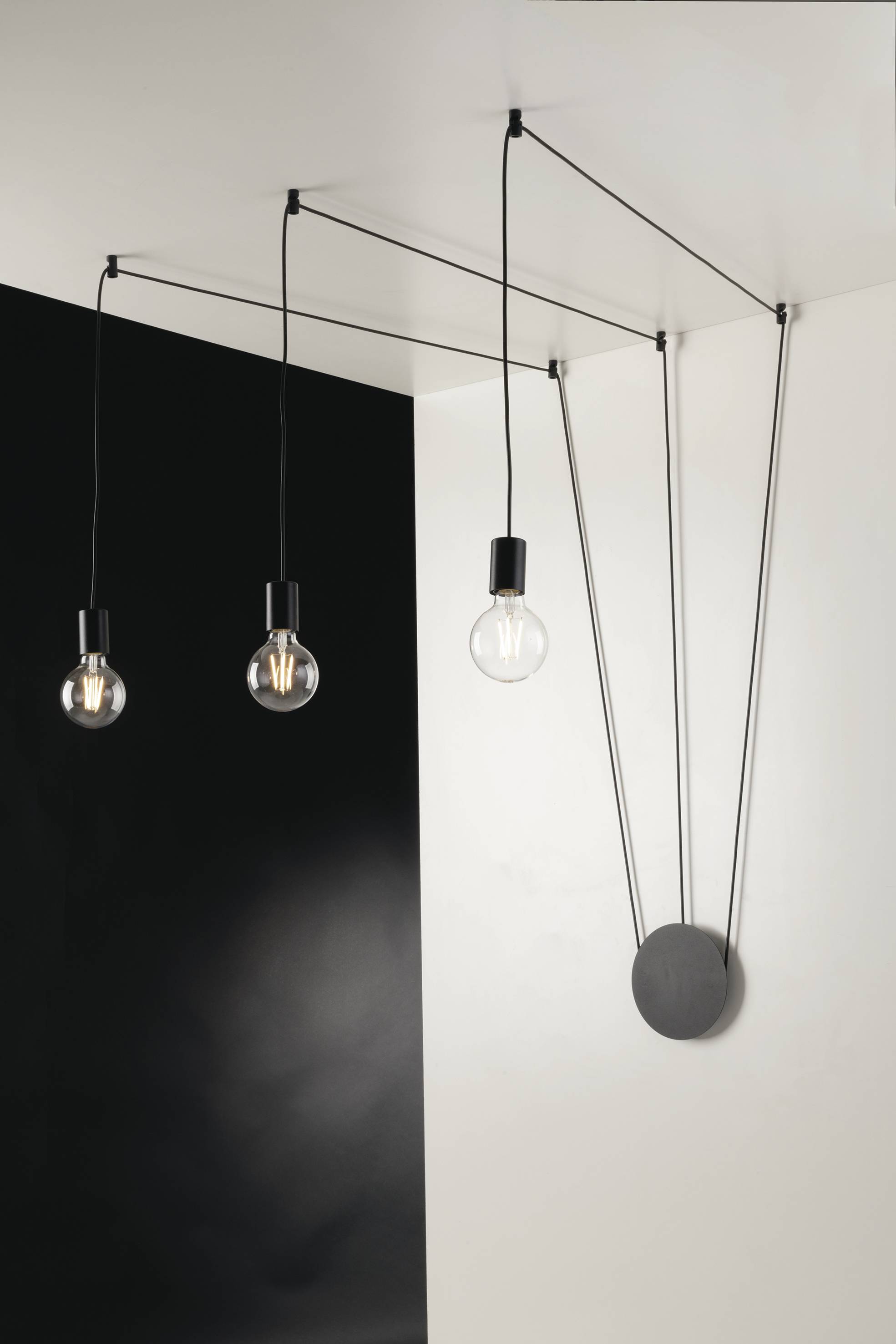 ECO-Light I-HABITAT-PL3 NER I-HABITAT-PL3 NER stropní svítidlo  E27 černá