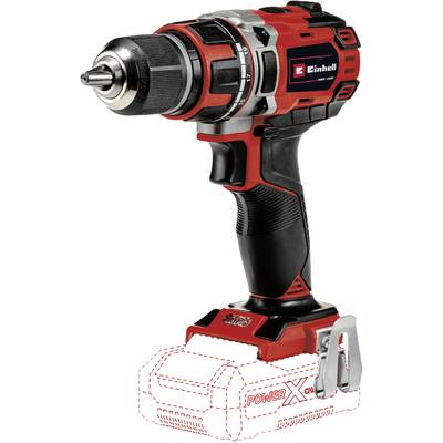 Aku šroubovák od Einhellu bez akumulátoru; ukazuje ergonomický design a kovový sklíčidlo.