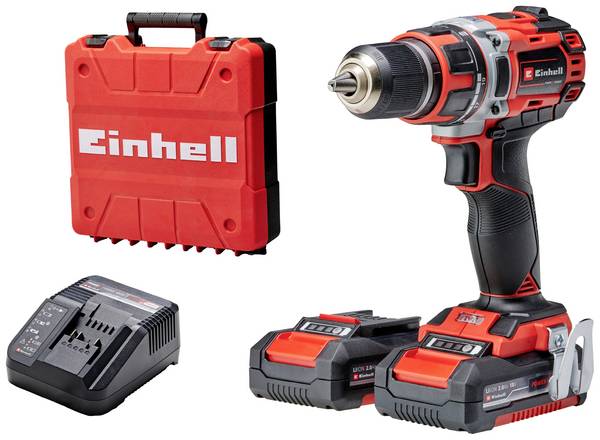 Einhell Professional TP-CD 18/50 Li BL (2x2,0Ah) aku vrtací šroubovák, 18 V, 2 Ah Li-Ion vč. nabíječky, vč. 2x aku, 4513896