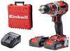 Einhell Professional TP-CD 18/50 Li BL (2x2,0Ah) aku vrtací šroubovák, 18 V, 2 Ah Li-Ion vč. nabíječky, vč. 2x aku, 4513896