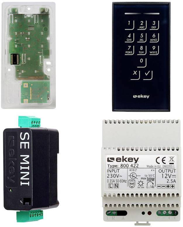 EKEY 101584 digitální kódový zámek montáž na zeď, pod omítku