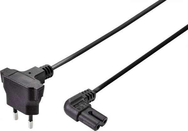 Sygonix SY-5043506 napájecí síťový kabel  černá 5.00 m