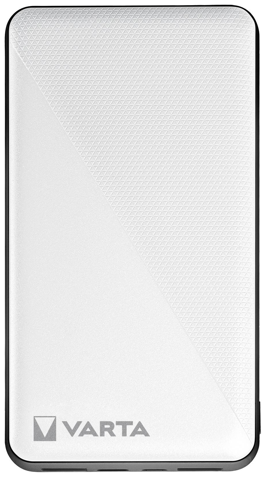 Varta Power Bank Energy 15000 powerbanka 15000 mAh Li-Pol USB-C®, microUSB bílá/černá Možnost současného nabíjení a vybí