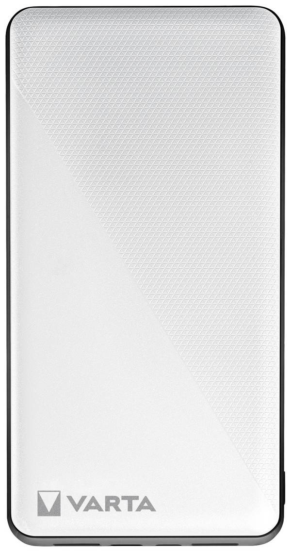 Varta Power Bank Energy 20000 powerbanka Li-Pol, 20000 mAh, USB-C®, bílá/černá, Indikátor stavu