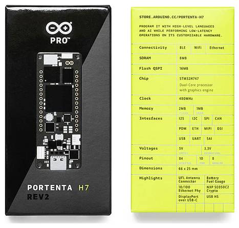 Arduino ABX00042 deska Portenta H7 Portenta-6