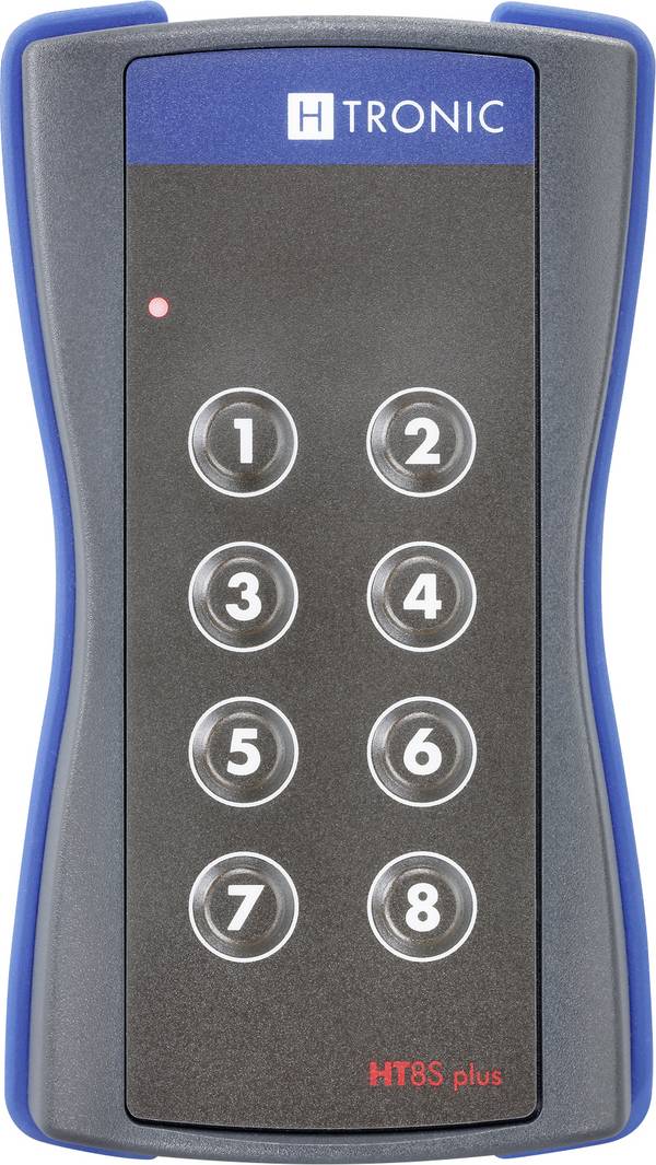 H-Tronic HT8Splus bezdrátový vysílač  8kanálový Frekvence 868.35 MHz, 869.05 MHz, 869.55 MHz 3 V Max. dosah 200 m
