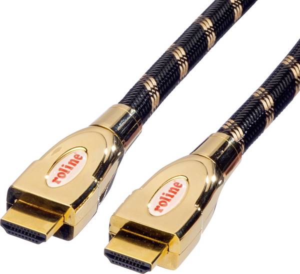 Roline HDMI kabel Zástrčka HDMI-A, Zástrčka HDMI-A 3.00 m vícebarevná 11.04.5692 4K UHD HDMI kabel