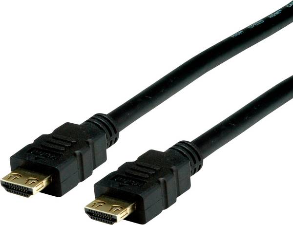 Value HDMI kabel Zástrčka HDMI-A, Zástrčka HDMI-A 3.00 m černá 11.99.5693 4K UHD HDMI kabel