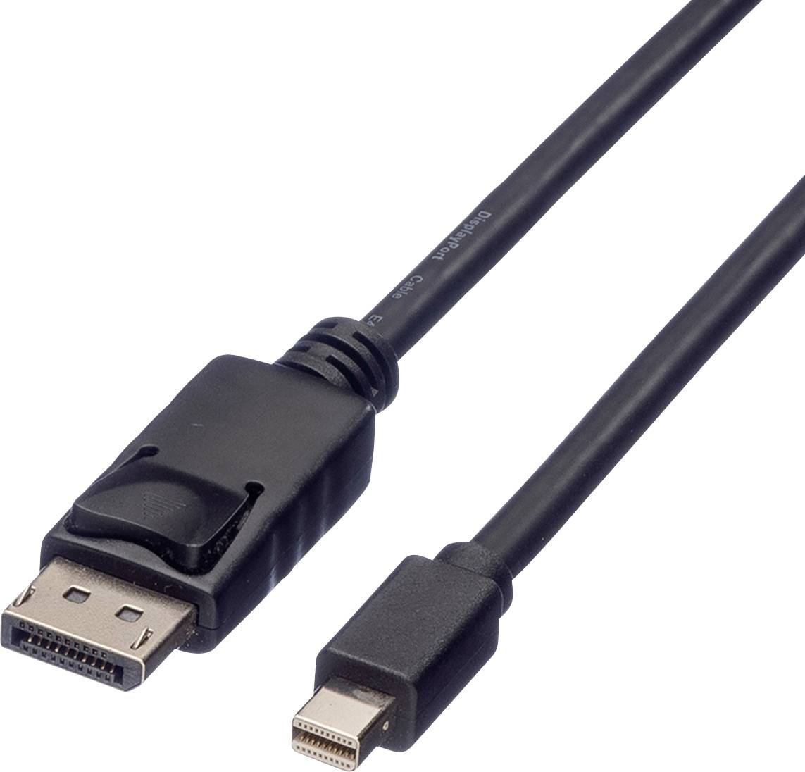 Kabel DisplayPort na Mini DisplayPort, které se používá k připojení počítačů k monitorům.