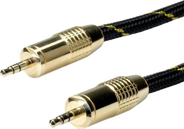 Roline 11.09.4283 jack audio kabel [1x jack zástrčka 3,5 mm - 1x jack zástrčka 3,5 mm] 2.50 m vícebarevná stíněný