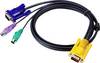ATEN KVM kabel [1x VGA zástrčka - 1x VGA zástrčka, PS/2 zástrčka] 1.20 m