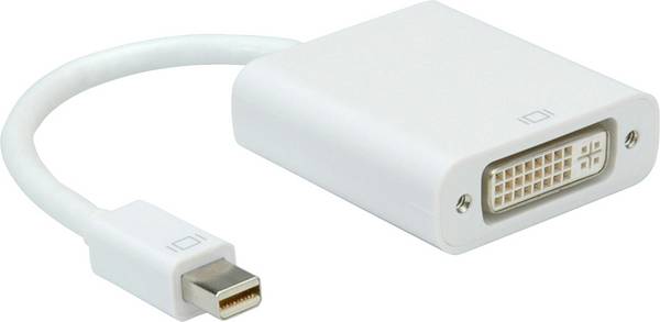 Roline Mini-DisplayPort / DVI kabelový adaptér Mini DisplayPort konektory, DVI-D 24+1pol. zásuvka 0.10 m bílá 12.03.3128 Kabel DisplayPort