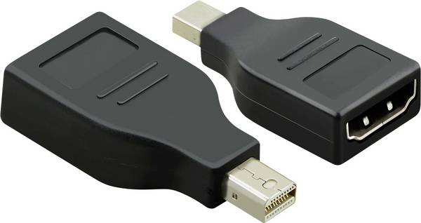 Value 12.99.3159 HDMI adaptér [1x mini DisplayPort zástrčka - 1x HDMI zásuvka] černá  0 mm